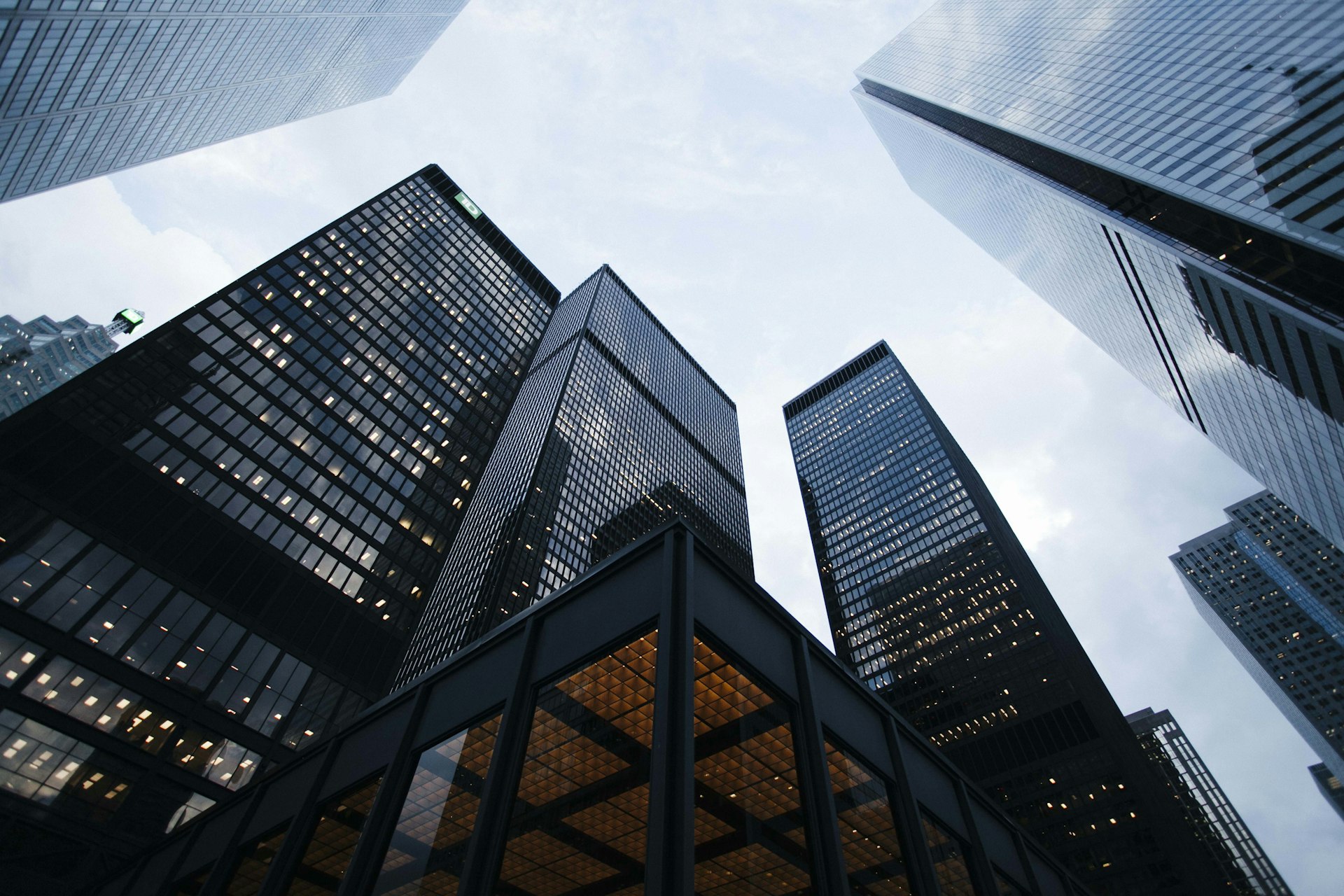 Modern banking headquarters